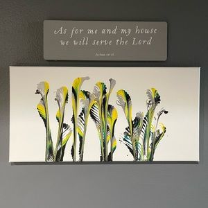 Flower Wall Art Painting - Canvas Creations by Eve